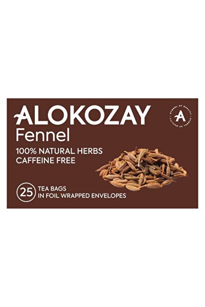 Alokozay Fennel Tea Bag - 25 Tea Bags in Foil Wrapped Envelopes