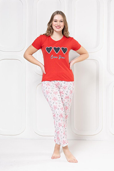 DPARİS Printed Pajama Set