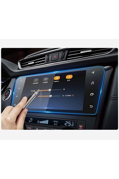Techmaster Nissan Qashqai 2016-2019 Navigation Tempered Screen Protector