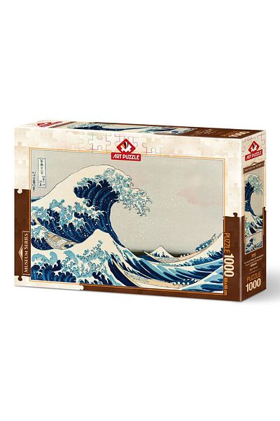 Art Puzzle Great Wave (Kanagawa) 1000 Piece Museum Puzzle