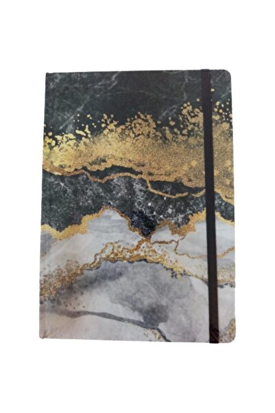 KESKİN COLOR 17x24 96 Yp.düz Ciltli  Marble Gold Defter