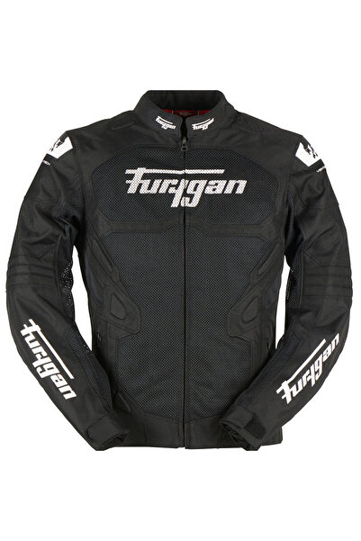 Furygan Atom Vented Evo Yazlık Motosiklet Ceketi Siyah