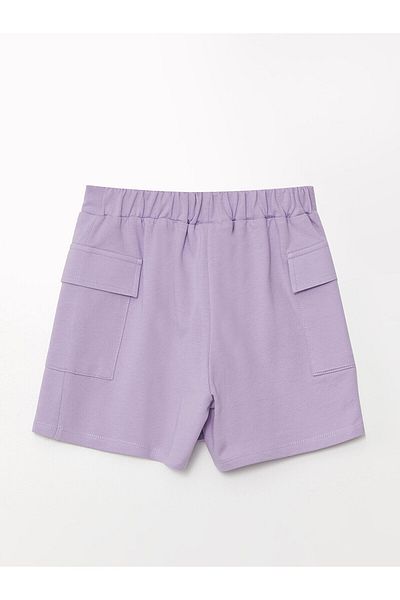 LC Waikiki Girl's Shorts Skirt with Elastic Waist