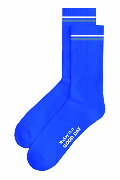 John Frank SPORT MODAL UZUN ÇORAP MAVİ