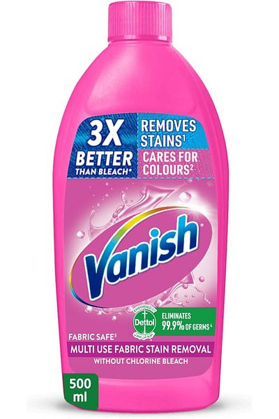 Vanish مزيل بقع سائل متعدد الاستخدامات للملابس الملونة والبيضاء 500 مل