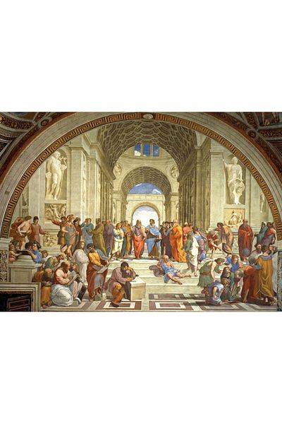 Art Puzzle Athens School 2000 Piece Puzzle