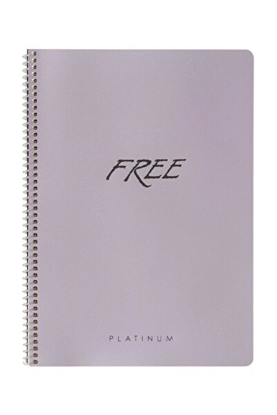 KESKİN COLOR Free Platinum A5 80 Sheets Checked PP Cover School Notebook (450522)