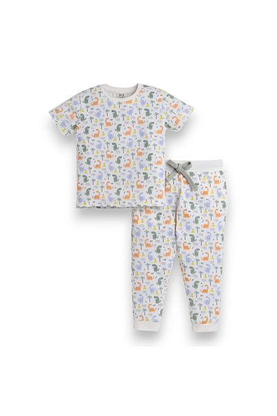 Victor and Jane - All-Over Printed T-shirt and Pyjama Set