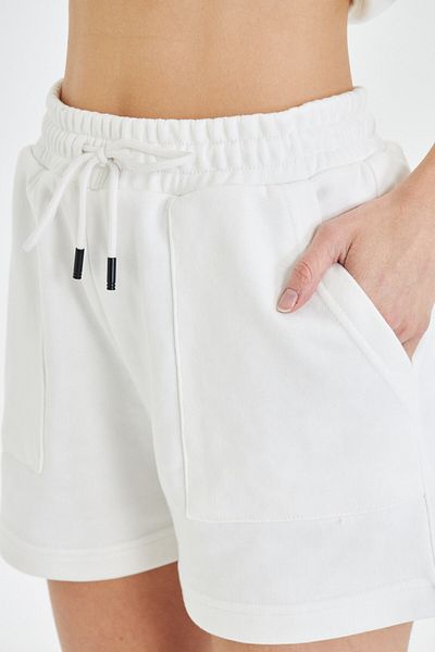 The Champ Clothing Pantaloni scurți pentru femei, cu buzunare duble, cu o formă elastică și relaxată