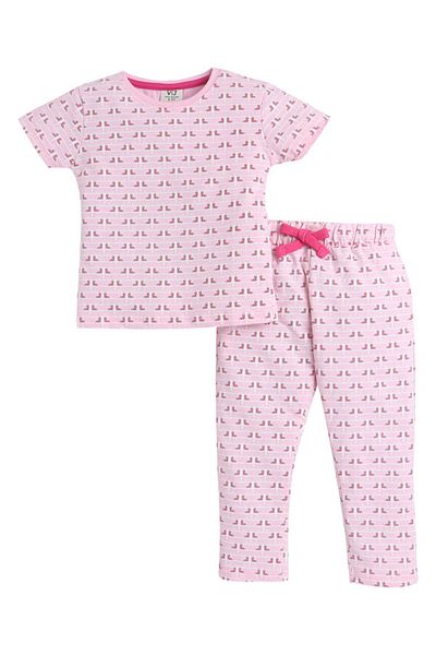 Victor and Jane - All-Over Printed T-shirt and Pyjama Set