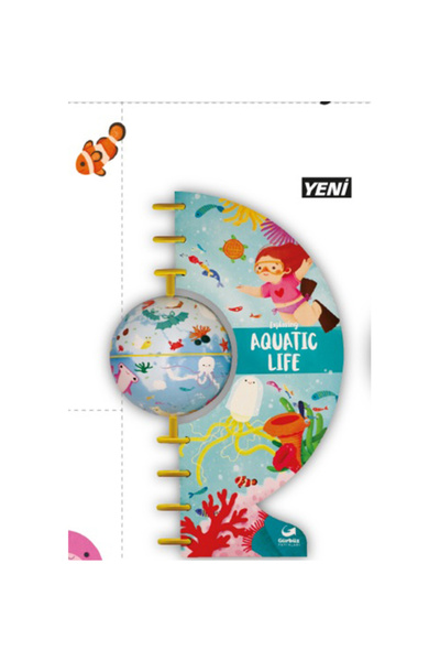 Gürbüz Yayınları 11 cm Kitap Küre Güneş Sistemi - Dünyamız - Suda Yaşam