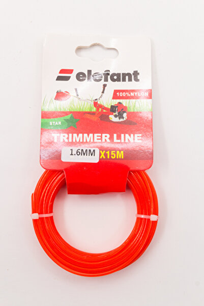 elefant Tırpan Misinası Motorlu Tırpan Yıldız Misina 1,6mm x 15 metre