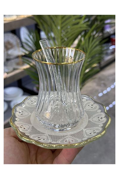 Doğudeko Leviston Flower 34 Piece Tea Time