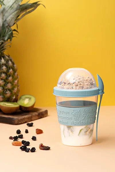 ZAYRE Yogurt Oatmeal Musli, Diet Storage Container and Portable Takeandgo Storage Cup
