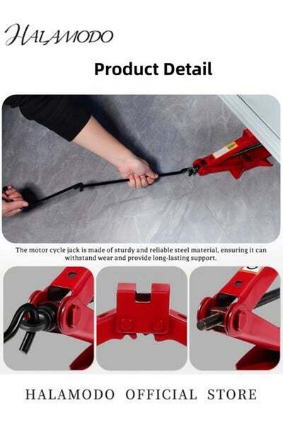 HALAMODO Portable Scissor Jack Professional Car Trunk Tire Lifting Tool Effortless Changing Car Tire Tool Aut