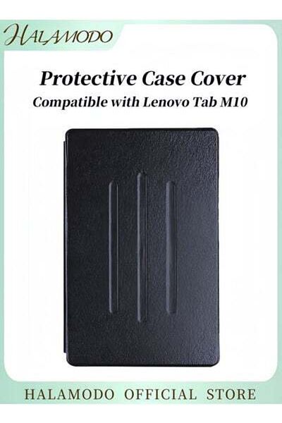 HALAMODO Tablet Protective Case Compatible with Lenovo Tab M10 Tablet Stand Ultra Slim Case Cover TPU Shock-A