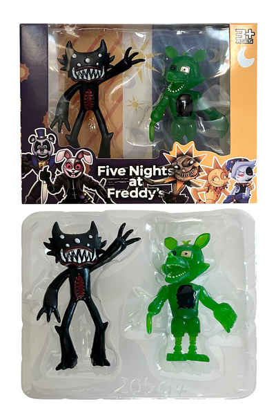 UDATOYS شخصيات لعبة فايف نايت ات فريديز مونستر وفوكسي فريدي 11 سم