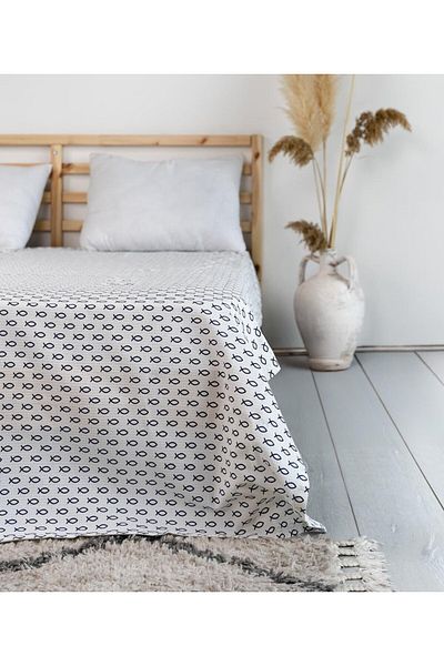 Menderes Home Cotton Collection Single Pike Fish