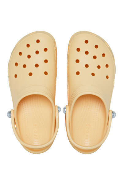 Crocs Classic Platform Pearl Clog Women's Orange Sandals 211231 -78Z