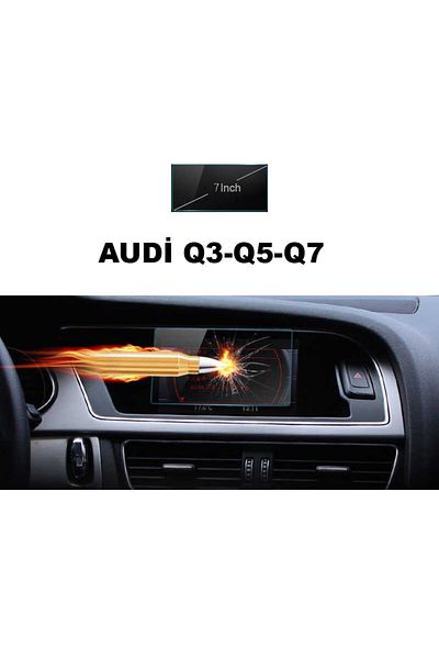 Techmaster For Audi Q3 Q5 Q7 2013-2017 7 Inch Navigation Tempered Screen Protector