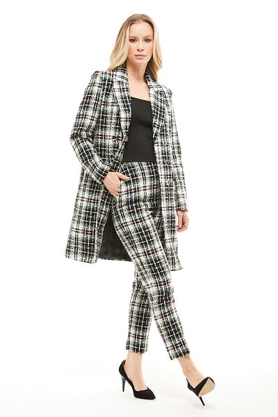 DPARİS Set din două piese jachetă și pantaloni cu model
