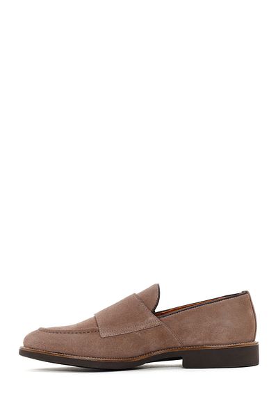 Derimod Men's Suede Leather Casual Loafer - Mink 24sfd613110
