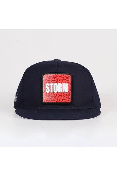 BlackBörk V1 Storm Logo тъмносиня хип-хоп шапка