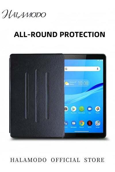 HALAMODO Tablet Protective Case Compatible with Lenovo Tab M10 Tablet Stand Ultra Slim Case Cover TPU Shock-A