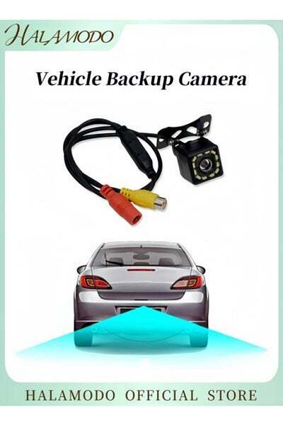 HALAMODO Car Backup Camera Waterproof Car Rear View Camera 170° Wide Angle 12 LED Night Visions Backup Rever