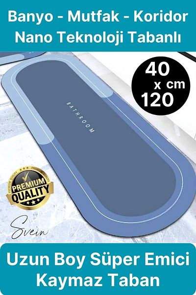 Svein Super absorbant Covoraș de baie de duș de dimensiuni mari, covor anti-alunecare, bucătărie simplă, ușă moale, cadă de baie, acasă