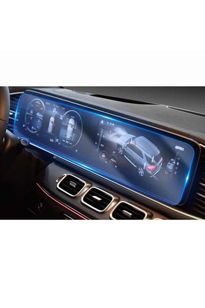 Techmaster Mercedes Gls Gle Series 2020 Navigation Tempered Screen Protector