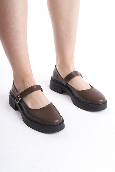 Shoesers Дамски ежедневни обувки с единична катарама, дизайн на балерина