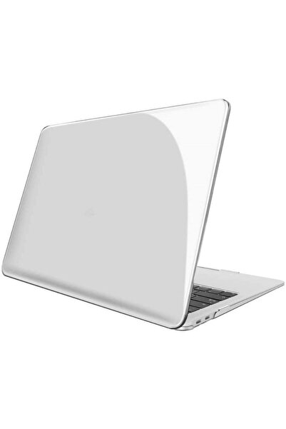 Techmaster Apple MacBook Air M2 15 A2941 Uyumlu Kristal Şeffaf Kılıf Kapak Ko...