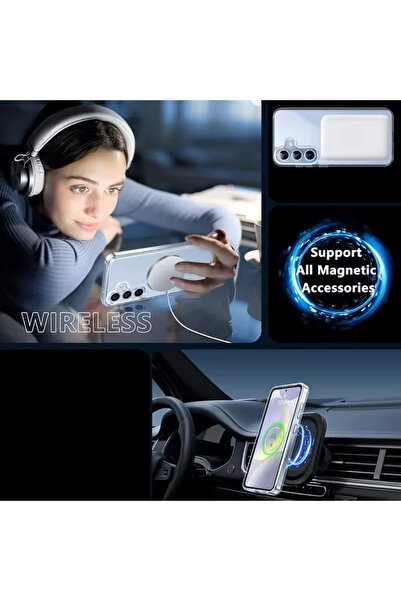 Nettech Samsung Galaxy S25 Compatible Nt-N064 Back Protection Case - Transparent