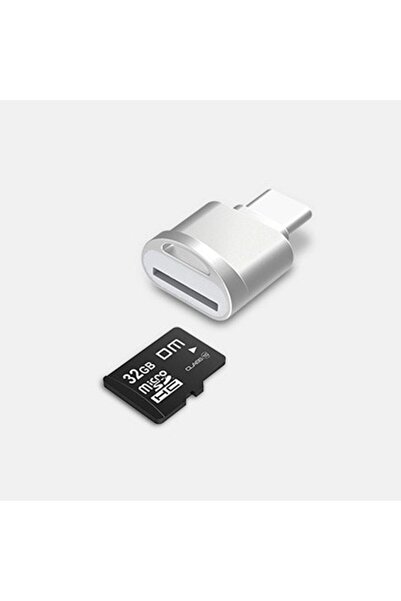 Techmaster قارئ بطاقات Micro Sd من النوع C USB C 3.1