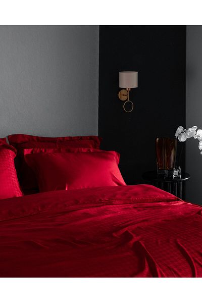 Madame Coco Lune Bettbezug-Set aus Bambus-Satin, Doppelbettgröße