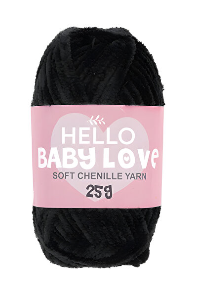 Hello بيبي لاف شانيل مخمل أسود وحبل حياكة 25 جرام رقم 232