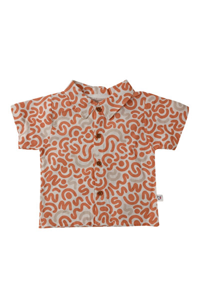 Baby s Breath Flower Colorful Patterned Shirt Shorts 2 Piece Set 6-12-18-24 Months 2-Piece Baby Boy Outfits