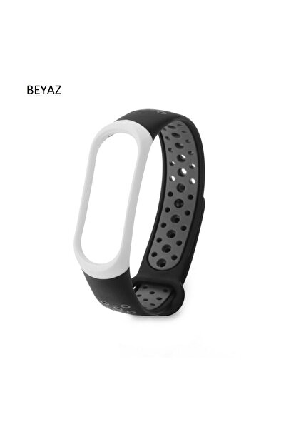 Techmaster Xiaomi Mi Band 3 4 Uyumlu Akıllı Bileklik Kordon Kayış Spor Model