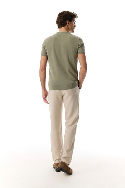 Mudo Slim Straight Fit Belt Tie Pants