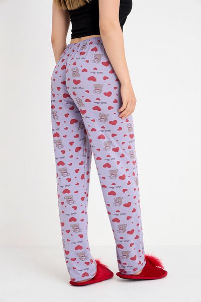 DONEX Soft Textured Flexible and Comfortable Poly Viscon Fabric Pajama Bottom