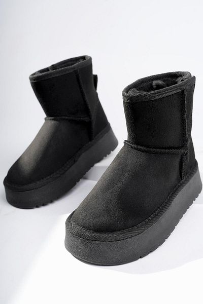 MUGGO Mixs Guaranteed Thick Insole Hairy Velcro Daily Mini Children's Boots