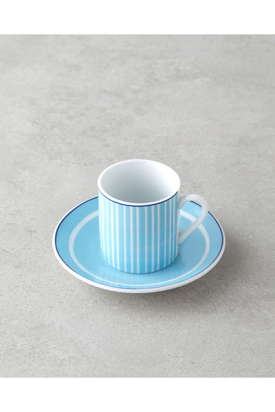 English Home 4 db 2 személyes Rapture porcelán kávéscsésze készlet 80 ml kék