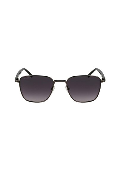 Lacoste L265S 033 53 Men's Square Gun Metal Sunglasses