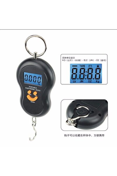 Techmaster 50 Kg Led Işıklı El Kantarı Bavul Kurban El Terazisi + 2 Adet Pil