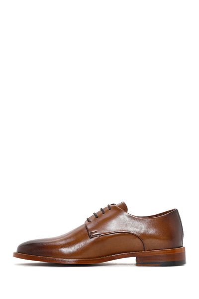 Derimod Men's Leather Classic Shoes - Tan, Lace-up, 24sfd 635018