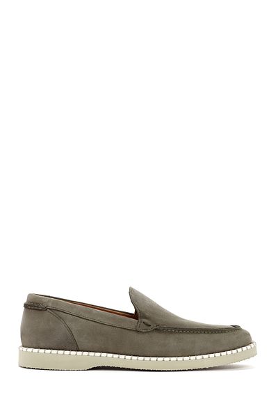 Derimod Green Nubuck Leather Men's Loafer - Casual 24sfd6361v3