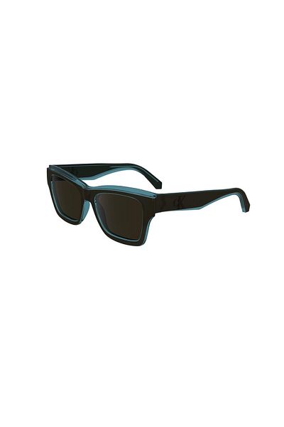 Calvin Klein Jeans Ckj 24609S 246 53 Unisex Square Transparent Blue Bone Sunglasses