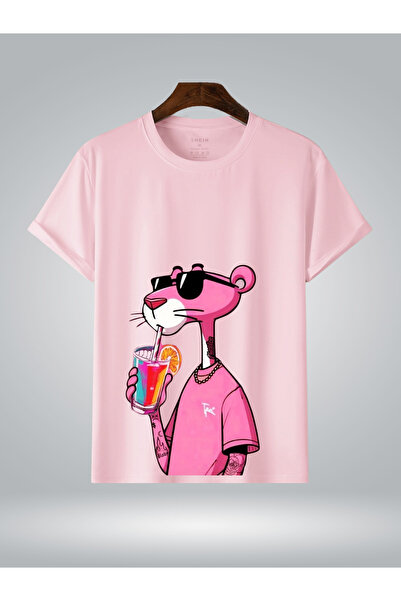 GLOWES Unisex Παιδικό Ροζ Τι shirt με Εκτύπωση Χαρακτήρα