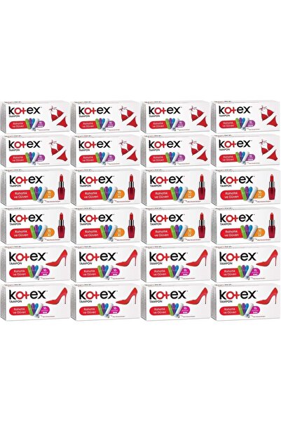 Kotex Tampon Süper - Mini - Normal 384 Lü Karma Set (24PK*16)
